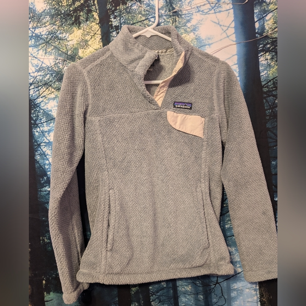 Patagonia Gray Fleece Pullover